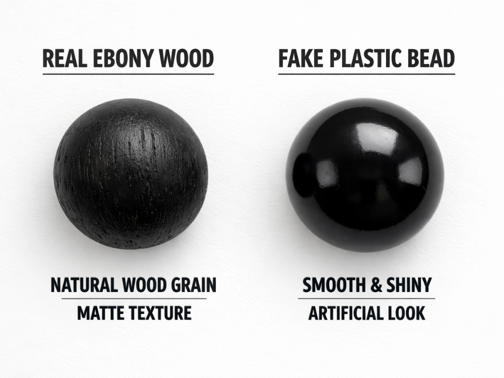 fake vs real karungali bracelet